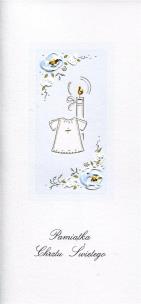 Opakowanie Karnet Chrzest DL C12 - Koszulka chłopiec