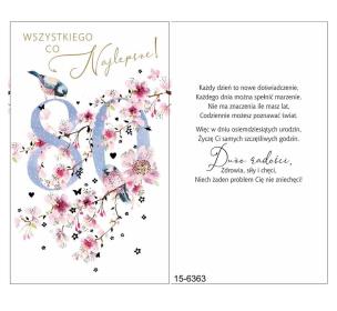 Opakowanie Karnet Jubileusz 80 + koperta ARGUS