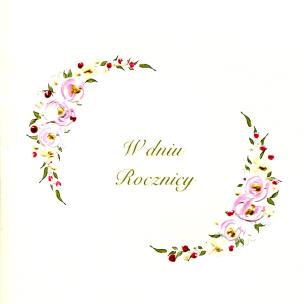 Opakowanie Karnet Rocznica Kwadrat R02