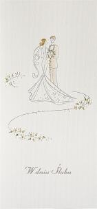 Opakowanie Karnet Ślub DL S09 - Para Młoda