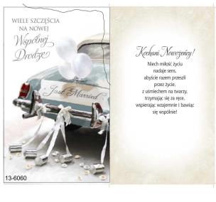 Opakowanie Karnet Ślub kieszonką + koperta ARGUS