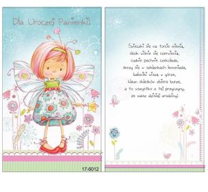 Opakowanie Karnet urodziny z kieszonką + koperta ARGUS