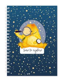 Opakowanie Kołonotatnik ozdobny Misiek B5/80K kr z zakładką