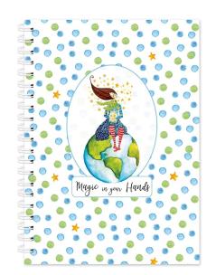 Opakowanie Kołonotatnik ozdobny Podróże B5/80 kr z zakładką