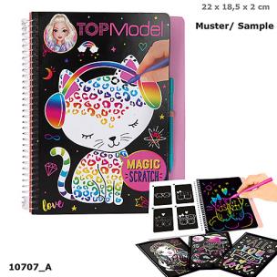 Opakowanie KOLOROWANKA ZDRAPYWANKA MAGIC SCRATCH  TOP MODEL 10707A