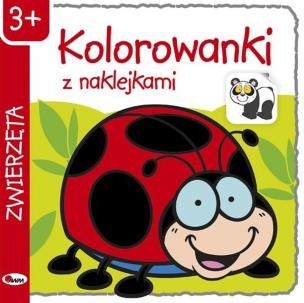 Okładka książki Kolorowanki z naklejkami Zwierzęta