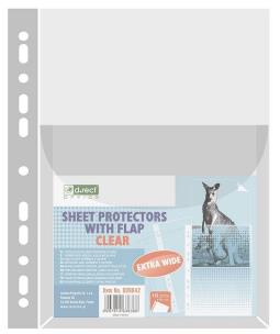 Opakowanie Koszulka A4 poszerzana z klapką 170mic 10szt D.REC