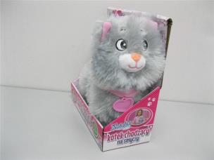 Opakowanie Kotek chodzący na smyczy szary Natalia