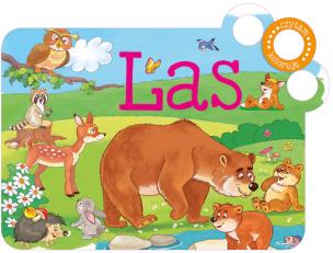 Okładka książki Las. Czytam, koloruję