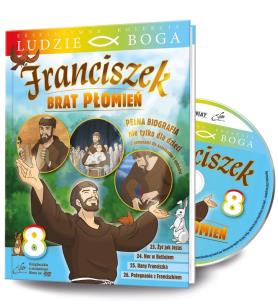 Okładka książki Ludzie Boga. Św. Franciszek. Brat Płomień cz.8 DVD