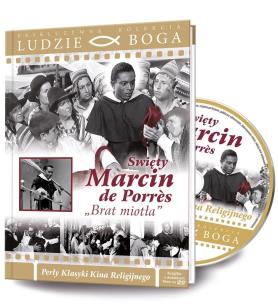 Okładka książki Ludzie Boga. Św. Marcin de Porres DVD+książka