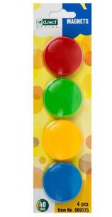 Opakowanie Magnesy D.RECT 40mm a'4szt