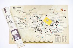 Opakowanie MAPA ZDRAPKA SZCZYTÓW GÓRSKICH TATRY WYSOKIE TUBA