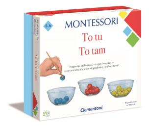 Opakowanie Montessori To tutaj, to tam