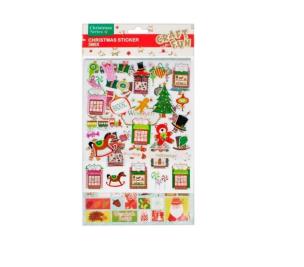 Opakowanie Naklejki świąteczne 4 mix