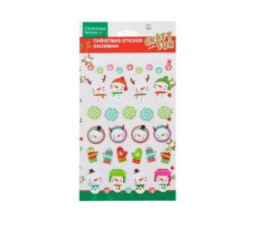 Opakowanie Naklejki świąteczne bałwan