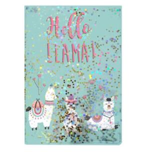 Opakowanie NOTES A5 Z CEKINAMI PASO LAMA PP19LA-3667