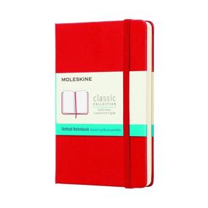 Opakowanie Notes Classic 9x14 tw. kropki czerwony