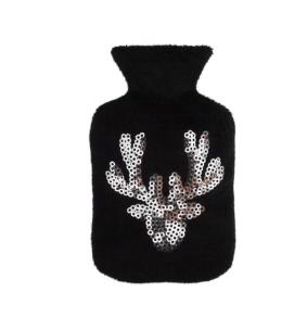 Opakowanie Ogrzewacz do rąk w pokrowcu z cekinowym reniferem
