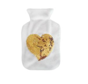 Opakowanie Ogrzewacz do rąk w pokrowcu z cekinowym sercem