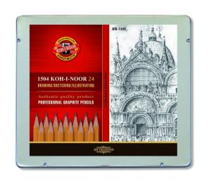 Opakowanie Ołówki grafitowe 8B-10H 24 sztuki