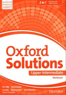 Okładka książki Oxford Solutions Upper-Intermediate WB+ Online