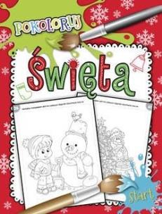 Okładka książki Pakiet: Pokoloruj święta/Boże Narodzenia