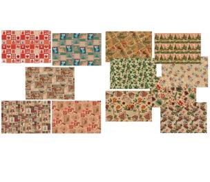 Opakowanie Papier prezentowy świąteczny Eko 100x70 ARGUS