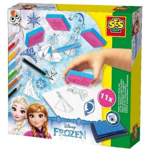 Opakowanie Pieczątki + kredki Kraina Lodu