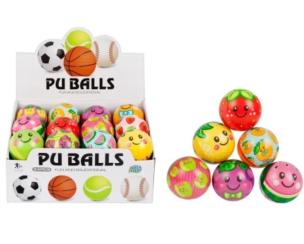 Opakowanie Piłka antystresowa mix wzorów owoce