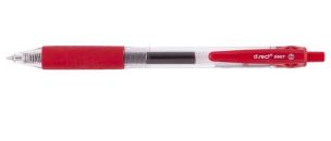 Opakowanie Pióro żel 0907 czerwone (12szt) D.RECT