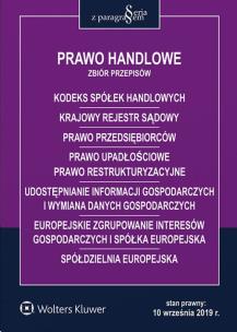 Okładka książki Prawo handlowe Zbiór przepisów