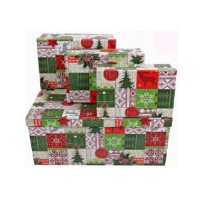 Opakowanie Pudełko świąteczne kartonowe CBP10_06 mix 10szt