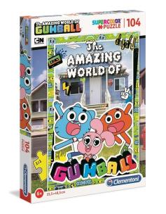 Opakowanie Puzzle 104 Super kolor Gumball