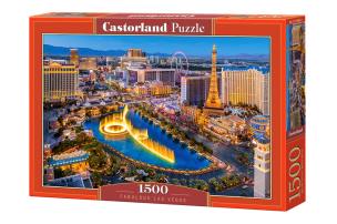 Puzzle 1500 Fantastyczne Las Vegas CASTOR. Wydawca: Castorland. Multiszop.pl Opakowanie Puzzle 1500 Fantastyczne Las Vegas CASTOR