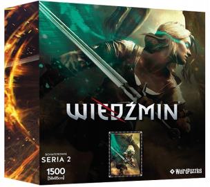 Puzzle Bohaterowie Wiedźmina - Ciri 1500 seria 2. Wydawca: CDP.pl. Multiszop.pl Opakowanie Puzzle Bohaterowie Wiedźmina - Ciri 1500 seria 2