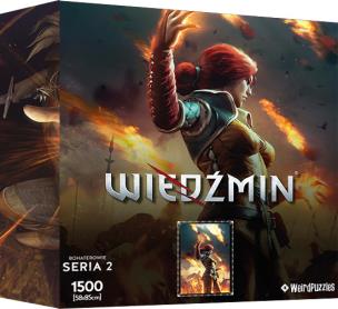 Puzzle Bohaterowie Wiedźmina - Triss 1500 seria 2. Wydawca: CDP.pl. Multiszop.pl Opakowanie Puzzle Bohaterowie Wiedźmina - Triss 1500 seria 2