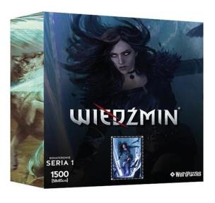 Puzzle Bohaterowie Wiedźmina - Yenefer 1500 seria1. Wydawca: CDP.pl. Multiszop.pl Opakowanie Puzzle Bohaterowie Wiedźmina - Yenefer 1500 seria1