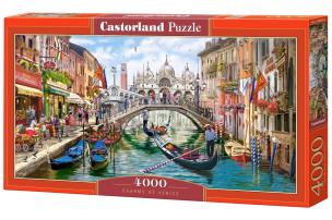 Puzzle Charms of Venice 4000. Wydawca: Castorland. Multiszop.pl Opakowanie Puzzle Charms of Venice 4000