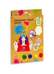 Opakowanie Puzzle drewniane 3D Zamek