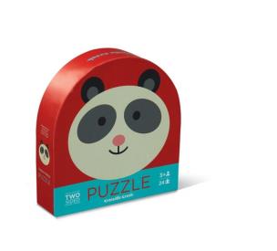 Opakowanie Puzzle dwustronne - Panda i przyjaciele