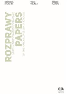 Okładka książki Rozprawy Muzeum Narodowego w Krakowie. T.9