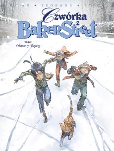 SŁOWIK ZE STEPNEY CZWÓRKA Z BAKER STREET TOM 3. Autor: Jean-Blaise Djian, Olivier Legrand, David Etien. Multiszop.pl Okładka książki SŁOWIK ZE STEPNEY CZWÓRKA Z BAKER STREET TOM 3