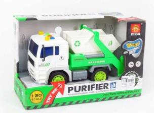 Opakowanie Śmieciarka z napędem 20 cm. - światło i różne dźwiękiem