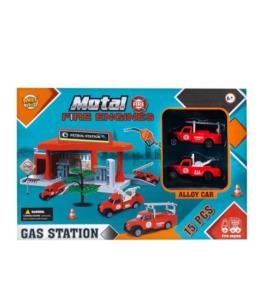 Opakowanie Stacja paliw straż z akcesoriami