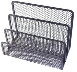 Opakowanie Stojak na koperty siatka czarny D.RECT