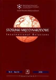 Opakowanie Stosunki Międzynarodowe 4/2018 Tom 54