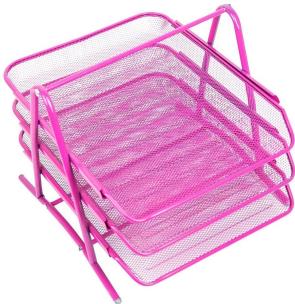 Opakowanie Szufladki 3 sztuki siatka rózowe LEVIATAN