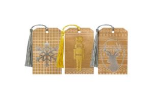 Opakowanie Tagi prezentowe z chwostami 6 sztuk