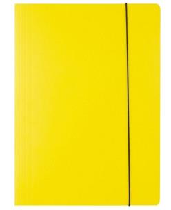 Opakowanie Teczka A4 kartonowa z gumką żółta 300g D.RECT